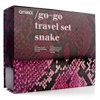 Amika Go Go Hair Dryer, Styler Travel Kit   Pink Snake at