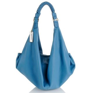 118 139 dknyc dknyc fabulous leather hobo with braided handle note