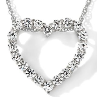 Jewelry Pendants Heart 1.20ct Absolute™ Prong Set Heart