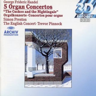 CD Handel 5 Organ Concertos Simon Preston English Concert Trevor