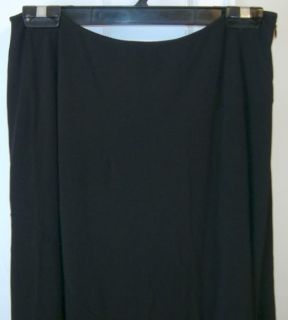 Linda Allard Ellen Tracy Black Skirt   Size 10