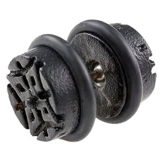 16g 1 2mm Steel Black Fake Plugs 1 2 Inche 12mm Cheater Ear Ring Gauge
