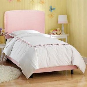 Harper Full Fabric Bed Upholstered Headboard and Frame Material Micro