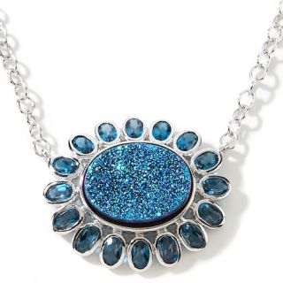  and london blue topaz sterling silver 16 necklace rating 8 $ 125 93