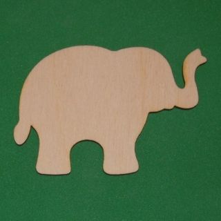 Elmer Elephants Unfinished Wood Shapes Cut Outs EE5804