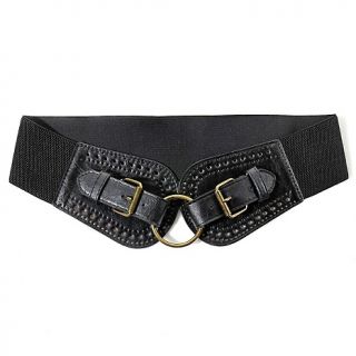 133 794 twiggy london twiggy london perforated belt with center ring