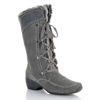 138 189 brilliant waterproof suede tall lace up boot note customer