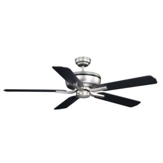 New 52 inch Ceiling Fan Brushed Nickel Silver or Black Blades