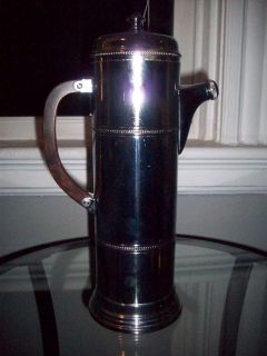 Farber Bros New York Cocktail shaker with Bakelite Handle 13 1/2