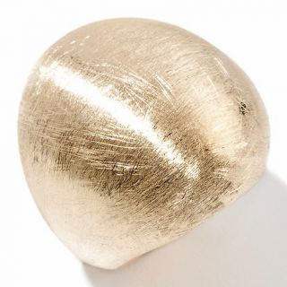 Graziano Good as Gold Brushed Goldtone Dome Ring