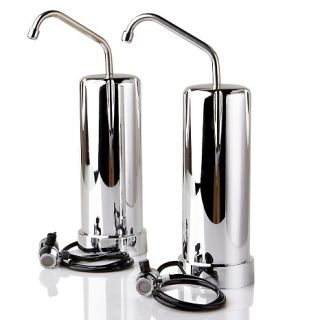 144 398 clean pure countertop water filter 2 pack chrome rating 17 $