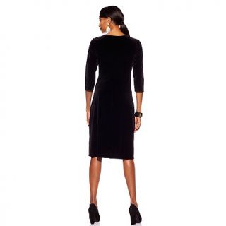Fashion Dress Empire Dresses CSC® studio 3/4 Sleeve Velvet