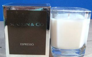 New Slatkin Co Espresso Scented Candle 6 oz RARE