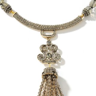 278 156 heidi daus heidi daus georgian lace crystal accented 16 tassel