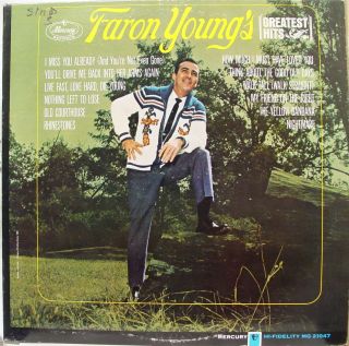 Faron Young Greatest Hits LP VG MG 21047 Vinyl Record