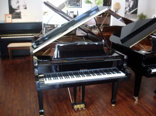 Falcone Ebony Polished Baby Grand Petit Size Excellent Condition With