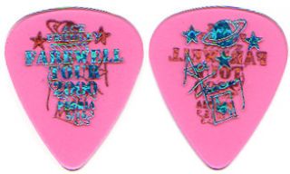 Kiss Ace Frehley Farewell City Guitar Pick Peoria Pink Blue 5 15 Tour