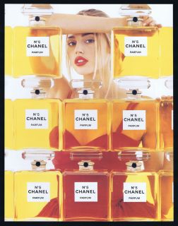   No 5 Perfume Bottles Estella Warren Magazine Print Advertisement Ad