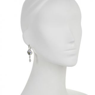 Xavier 1.62ct Absolute™ Enamel Iris Design Drop Earrings