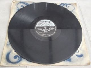 Fats Domino I Want to Walk You Home RARE Indian 78 RPM Record 1959