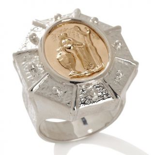 175 027 tagliamonte pandora with urn 14k and sterling silver ring note