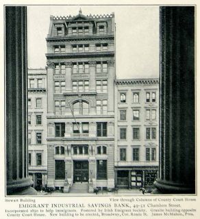 1903 Print Emigrant Industrial Savings Bank 49 Chambers Street James