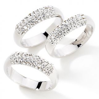 164 841 twiggy london set of 3 pave crystal rings rating 16 $ 19 95 s