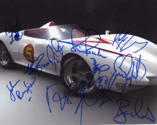 Speed Racer Cast Signed by 10 Superstars in Person 2009