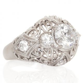 184 232 xavier 2 51ct sterling silver round filigree dome ring note
