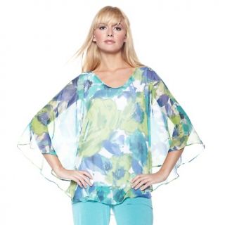 178 500 slinky brand slinky brand printed tunic with attached tank top