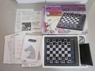 Excalibur Electronic Computer Chess Game 72 Levels Sabre II Teach