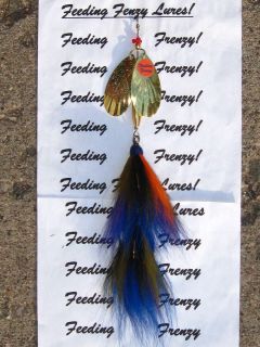   Muskie Spinnerbait Peacock Bass Pike Rod Feeding Frenzy Lures TB