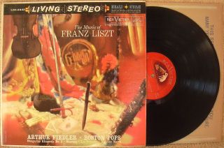 The Music of Franz Liszt Arthur Fiedler & The Boston Pops Orchestra LP