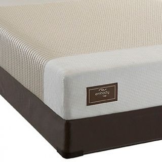 174 090 sealy mattresses sealy embody 10 latex foam mattress set queen