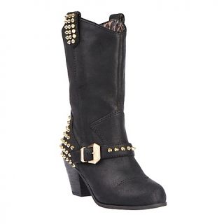 200 814 betsey johnson yendell studded leather moto boot rating be the