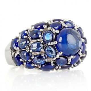 186 890 absolute sapphire cabochon sterling silver dome ring rating 7