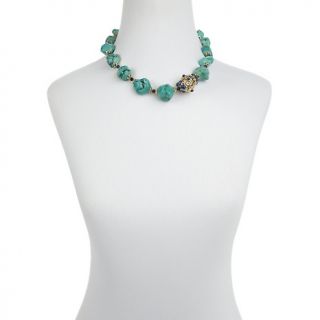 CL by Design Turquoise Rocks Turquoise Nugget and Gemstone Beaded N