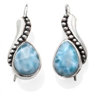 193 305 sajen pear shaped larimar sterling silver earrings rating 26 $