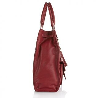 IMAN Global Chic Classic Couture Iconic Tassel Tote