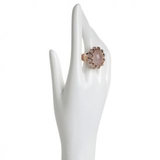 205 627 bellezza jewelry collection rose quartz oval and pear shaped