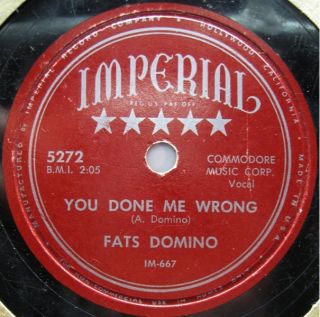 Fats Domino Imperial 5272 Little School Girl 1954 Nice