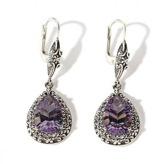 207 993 orvieto silver silver 5 5ct purple quartz pear shaped sterling