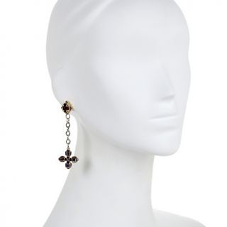 Love & Rock by Loree Rodkin Cross Design Dangle Earrings at