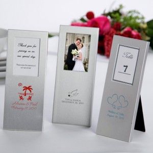Personalized Picture Photo Frames Wedding Favors NEW   Minimum Order