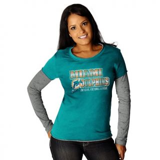 201 028 vf imagewear nfl womens twofer layered tee dolphins rating 24