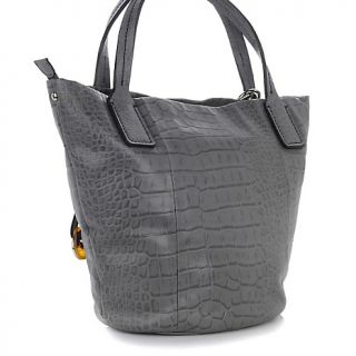 Barr and Barr Croco Embossed Soft Large Leather Tote