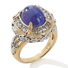  wieck tanzanite cabochon and white topaz ring $ 89 95 $ 199 95