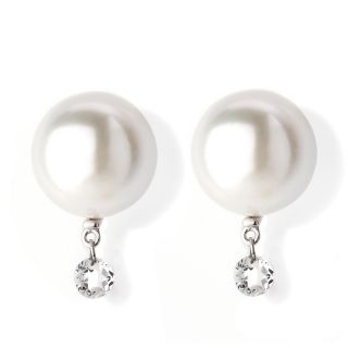 Jewelry Earrings Drop Tara Pearls Pearl and Topaz Water Dancer