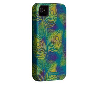  Custom Tough Case for iPhone 4 / 4S   Jessica Swift   Peacock Feathers