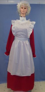 Mrs Santa Claus Clause Suit Christmas Costume Dress Extra Large